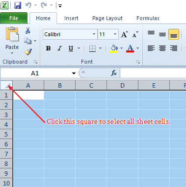 Przycisk Wybierz wszystko zatrzymuje program Excel od zmiany liczb na daty