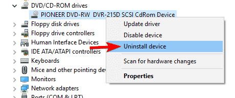 LG DVD-spiller fungerer ikke på Windows 10
