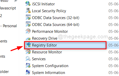 Registreringseditor Windows Værktøjer Kontrolpanel