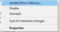 opdateringsdriver-software
