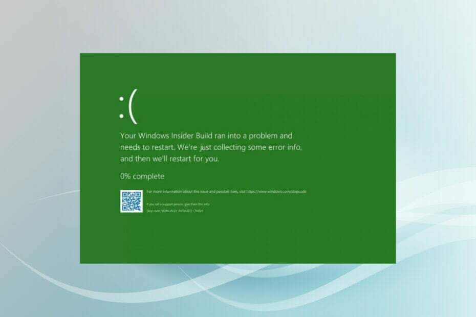Åtgärda fel på grön skärm i Windows 11
