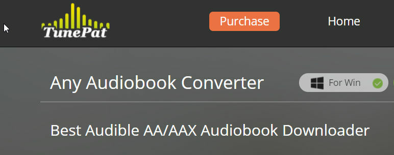 แบนเนอร์ TunePat Audiobook Converter
