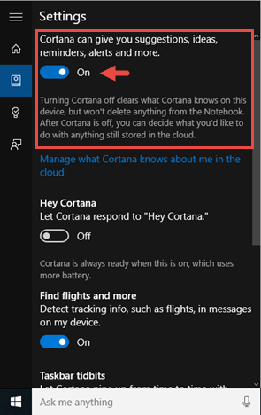 Neveikia „Cortana“ garsiakalbis