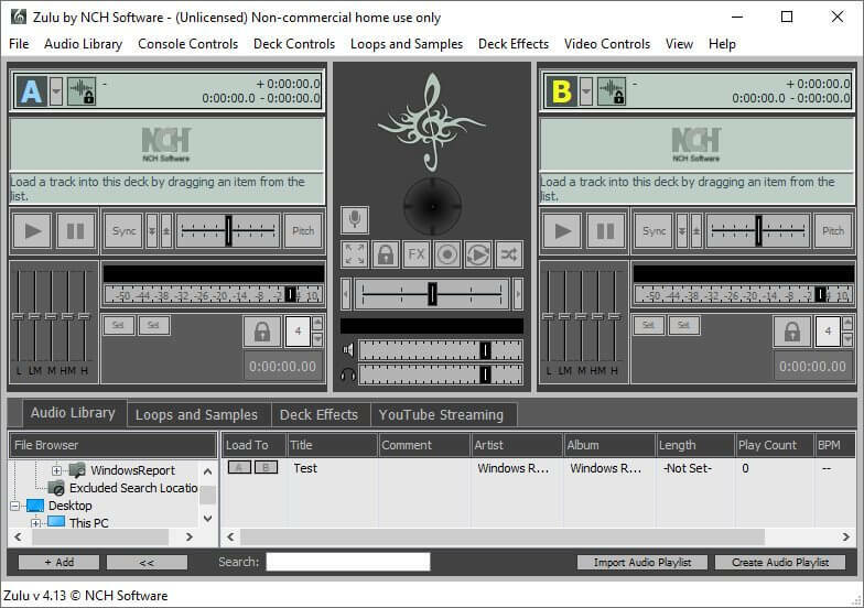 Softvérové ​​rozhranie Zulu DJ