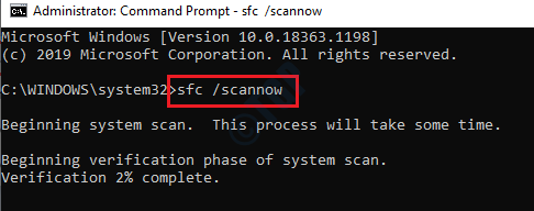 2 „Sfc Scan Now“