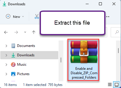 Extrahera den här filen Min