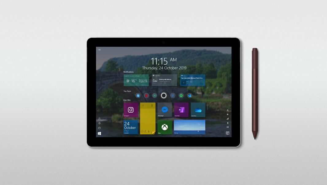 Konsep mode Tablet Windows 10 baru menunjukkan apa yang bisa terjadi