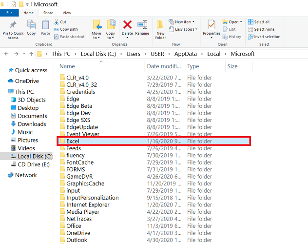 Excel-Laufzeitfehler-1004-finde-den-Excel-Ordner
