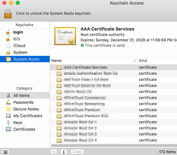 มุมมองการเข้าถึงพวงกุญแจ รหัสผ่าน wifi ที่บันทึกไว้ windows 10, mac