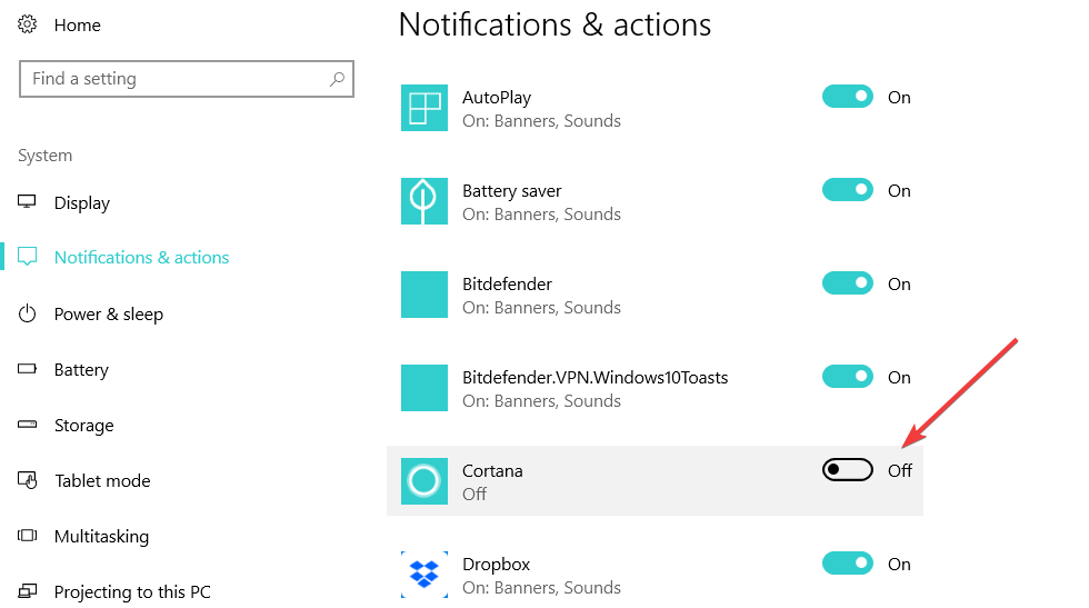 Ääni-ilmoitusten poistaminen käytöstä Windows 10: ssä