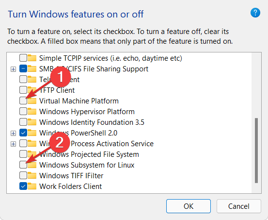 Virtual-off odinstalować wsl windows 11