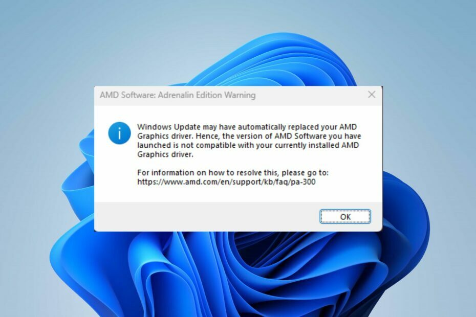 Windows Update on saattanut automaattisesti korvata amd