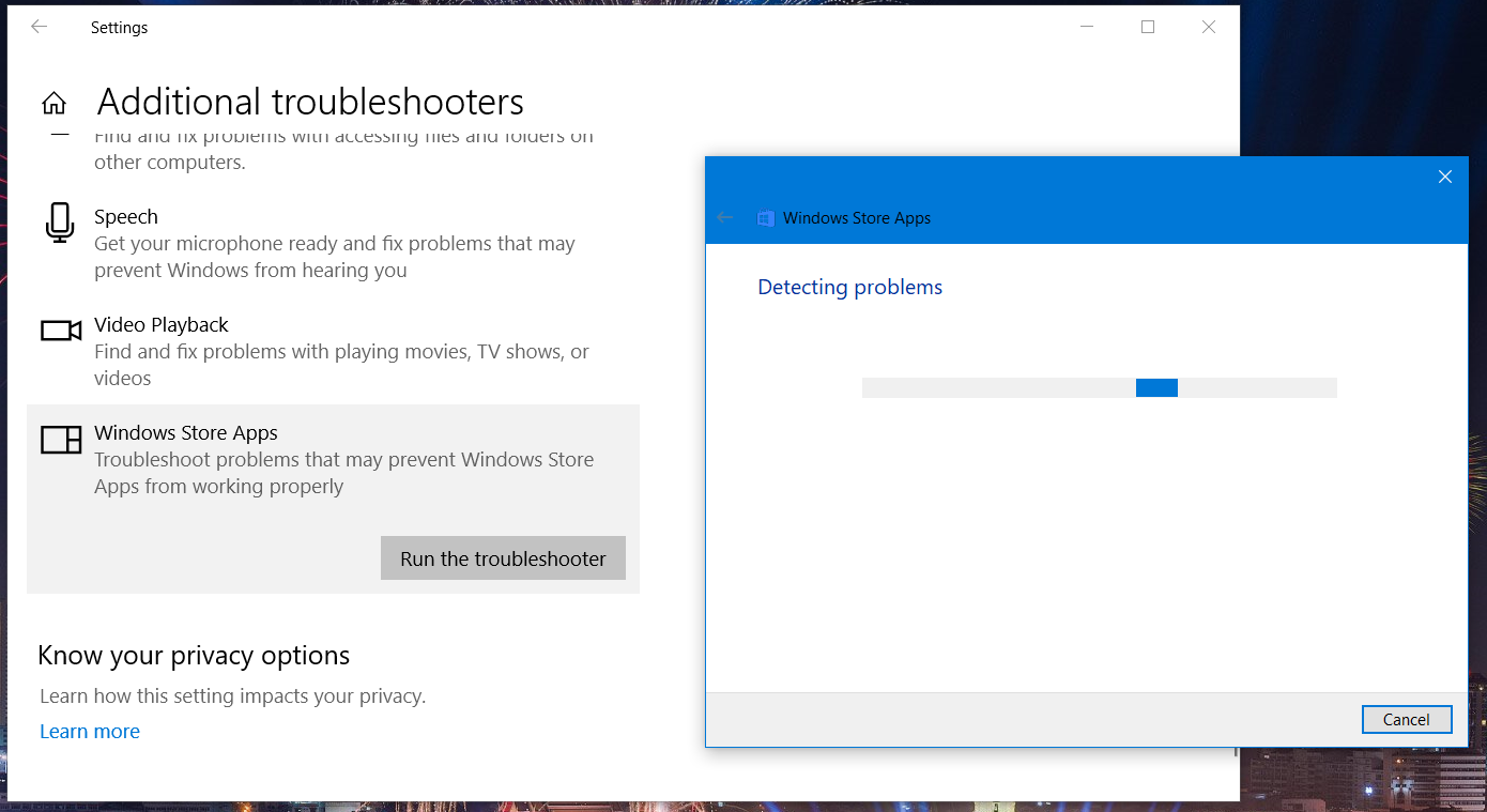 Windows Store -sovellusten vianetsintäohjelma forza horizon 4 Tätä sovellusta ei voi avata