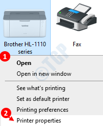 Свойства принтера 1