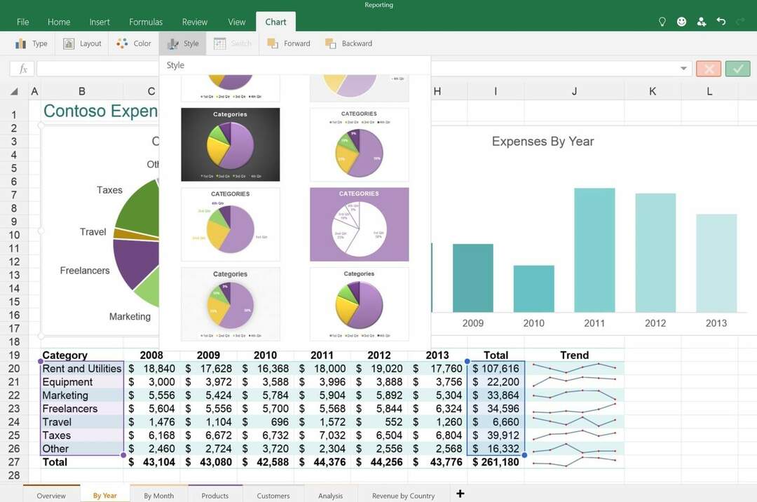 Excel Windows 10 App 2