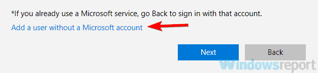 إضافة مستخدم بحساب Microsoft Windows 10 تتطلب بعض حساباتك الانتباه