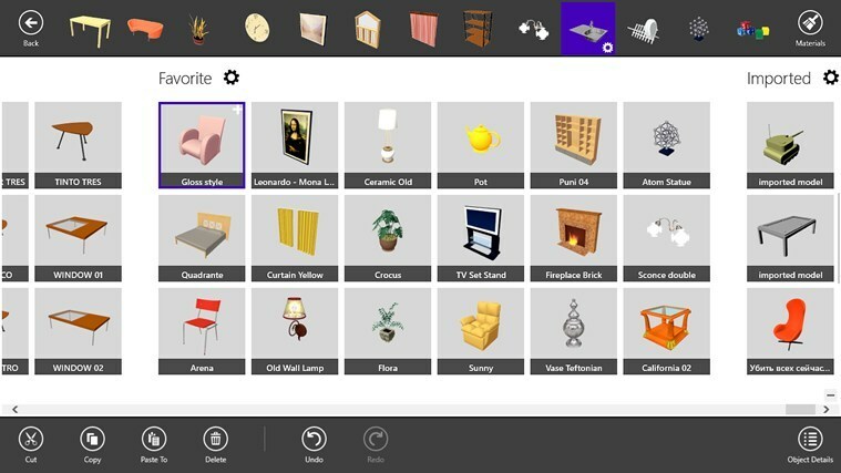Tervezze meg házát a „Live Interior 3D” alkalmazással a Windows 8, 10 rendszerhez