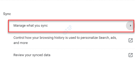 Sync e Google Services Sync Gerenciar o que você sincroniza