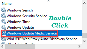Windows Update Medic 서비스 Dc Min