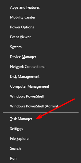 l'accesso al browser discord del task manager non funziona