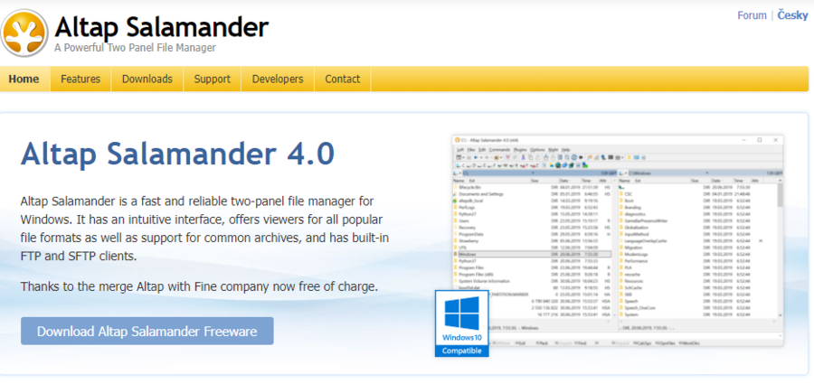 altap salamander najbolji upravitelj datoteka za Windows 11