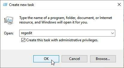 Regedit Admin Task Manager