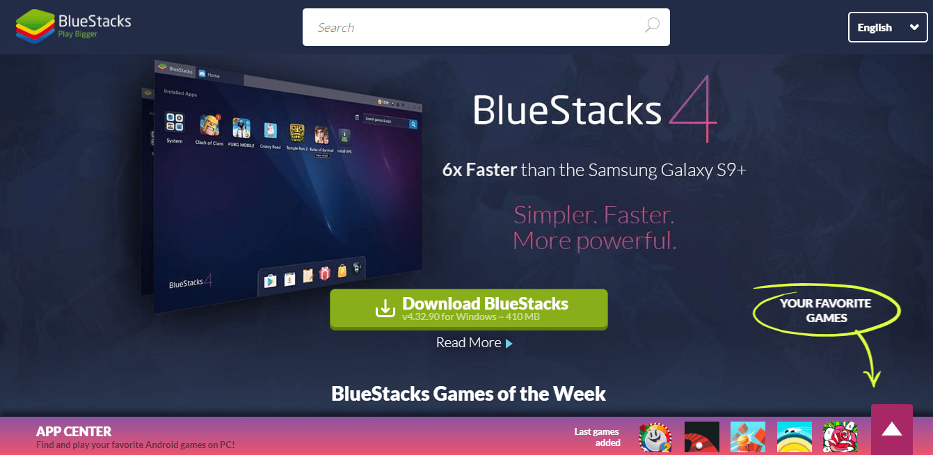 BlueStacks - εξομοιωτές χωρίς διαφημίσεις