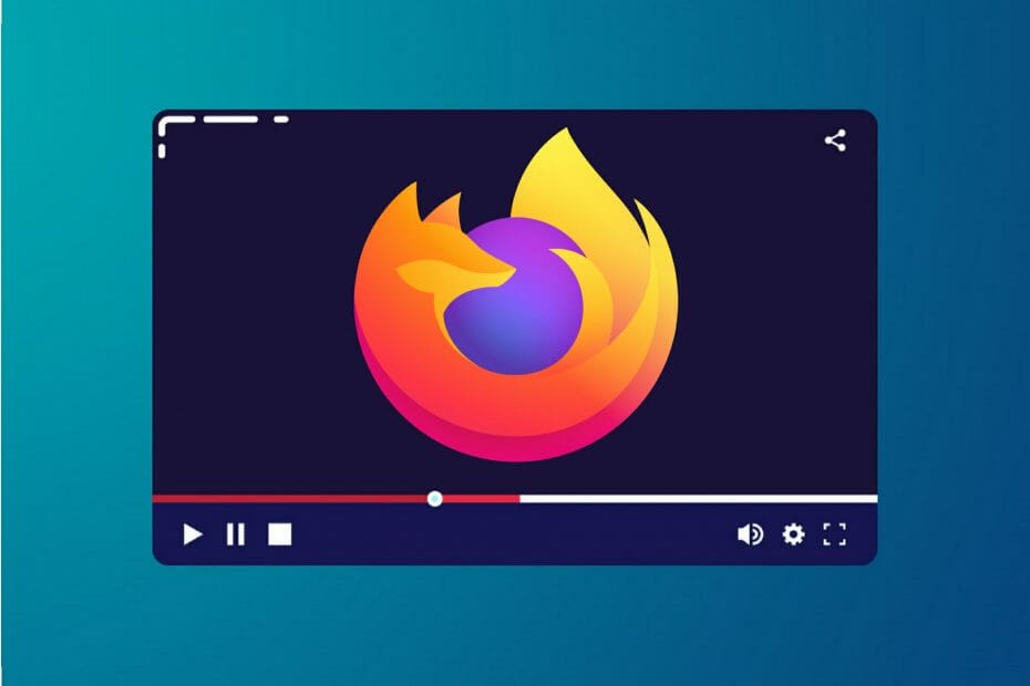 Лекция типа Vidéo MIME Firefox Problème