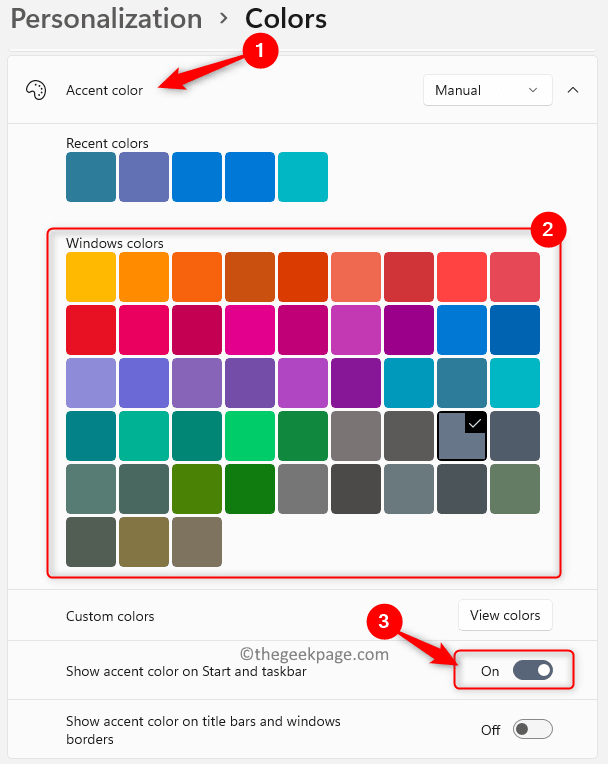 Как да промените цвета на лентата на задачите в Windows 11