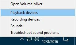 dispositivos de reprodução O dispositivo de áudio está desativado no Windows 10 