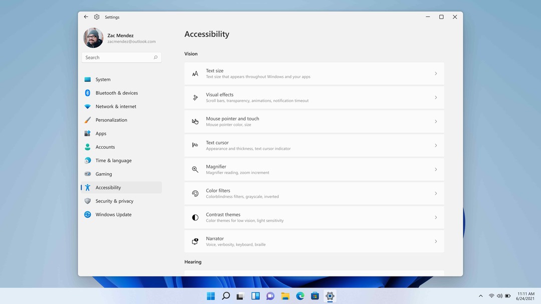 Scopri le nuove modifiche nell'accessibilità di Windows 11