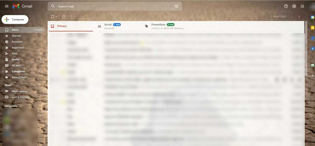 Ein Blick auf die Benutzeroberfläche von Gmail