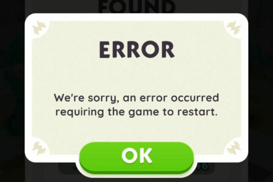 Olemme pahoillamme, tapahtui virhe: Kuinka korjata tämä uudelleenkäynnistysongelma Monopoly GO: ssa