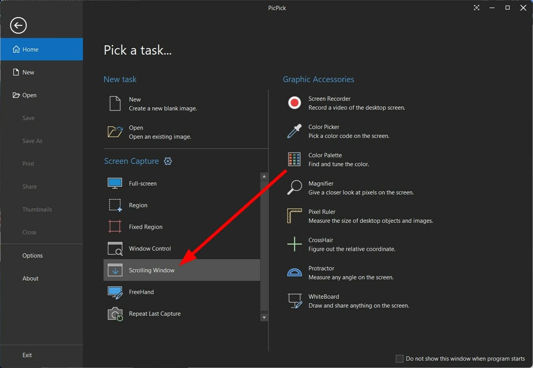 Diferentes maneiras de fazer uma captura de tela de rolagem no Windows 10