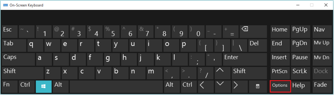 Como desativar o som de clique do teclado na tela do Windows 10