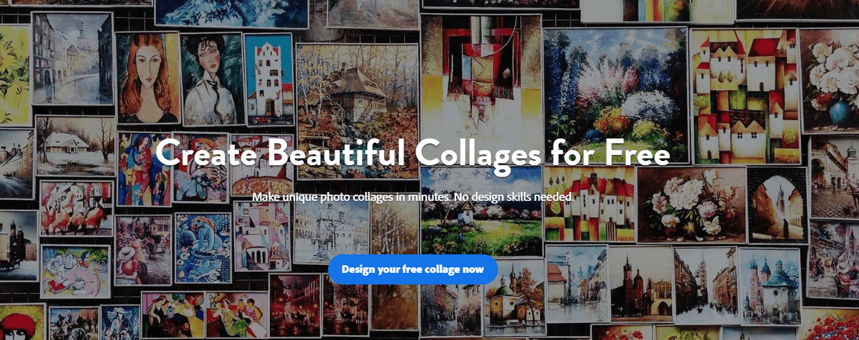 vytvoriť adobe spark collage