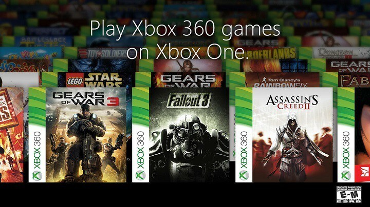 Compatibilidade com versões anteriores do Xbox One: mais de 250 jogos disponíveis