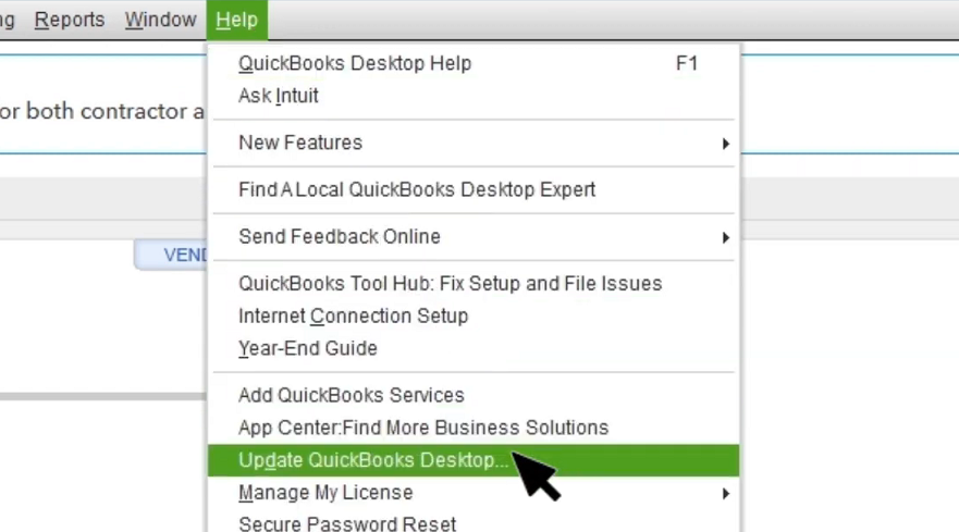 Update QuickBooks Desktop-optie quickbooks scannerstuurprogramma fout 281