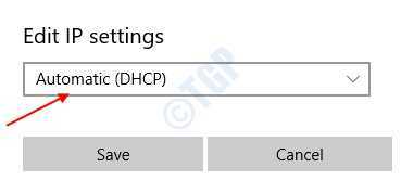 DHCP automatico