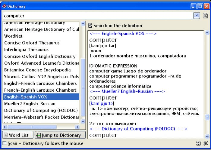 El mejor software gratuito de diccionario sin conexión de 10 para tu PC
