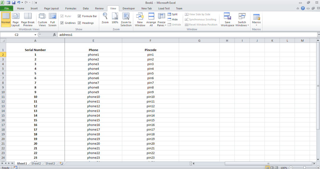 Kako zamrznuti redove ili stupce u Excel listovima