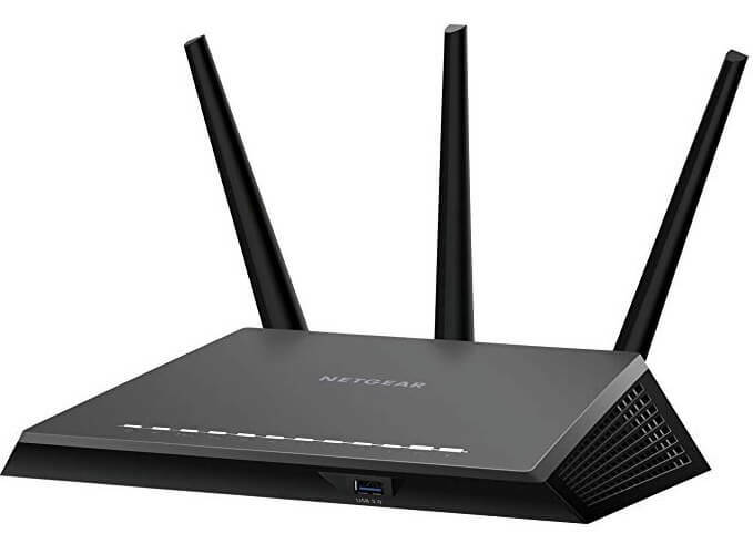 NETGEAR Nighthawk Smart WiFi Router (R7000) melhor roteador Nighthawk
