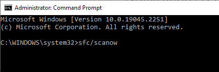 Skanna nu Windows 10 0x800f0984