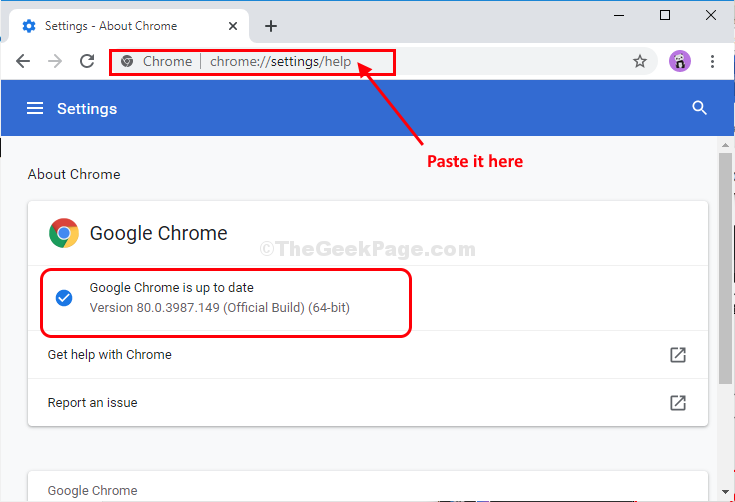 Оновлення налаштувань Chrome