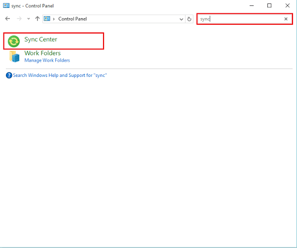Windows 10'da Eşitleme merkezi / MobSync nasıl açılır