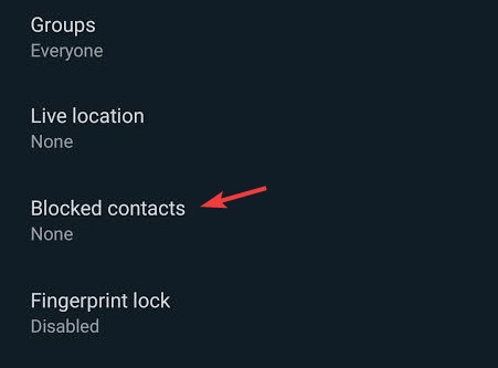 blokeeritud kontaktid whatsapp blokeerib toimuva