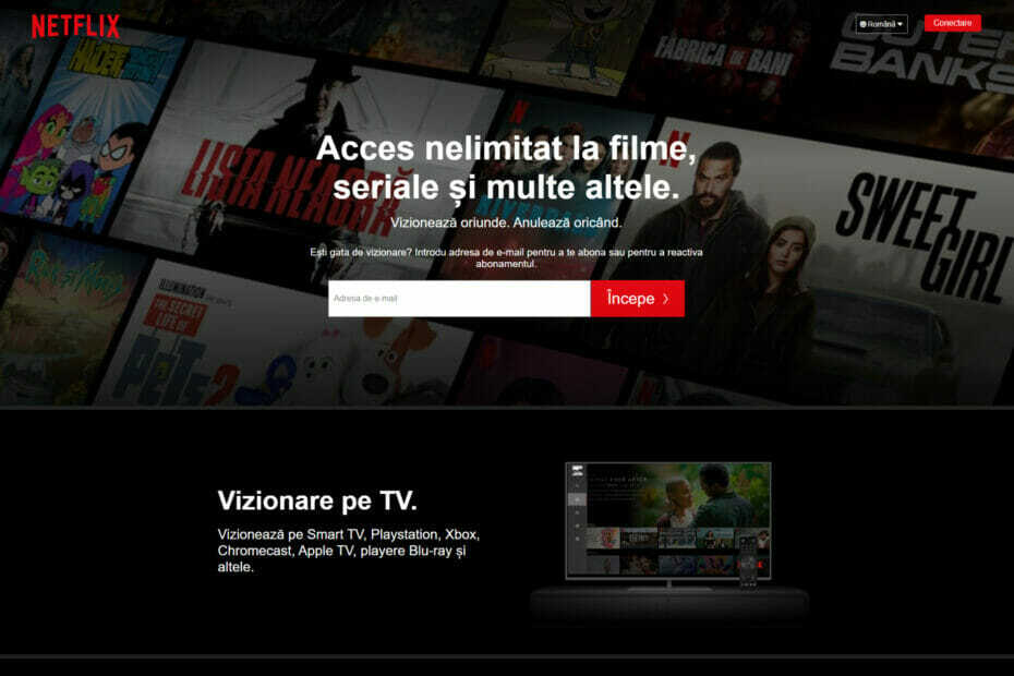 Cele mai bune 5 VPN-uri a Netflix Romania platformon