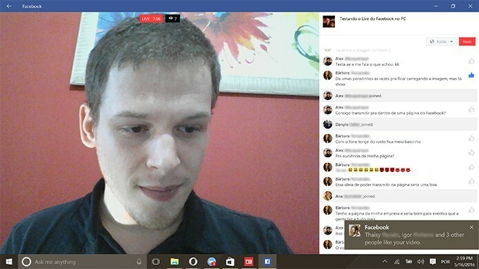 facebook live stream windows 10 3