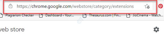 Edge Besök Chrome Web Store-länk Leta efter Chrome Extension Lägg till Extension