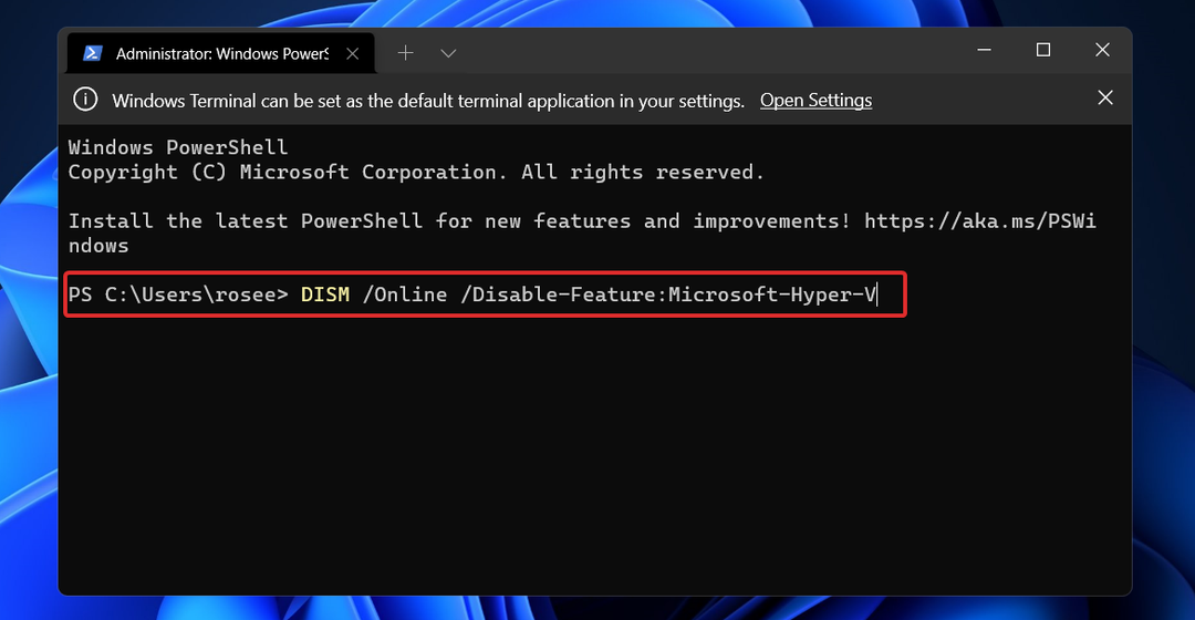 dism-hyperv dezactivează hyper v windows 11